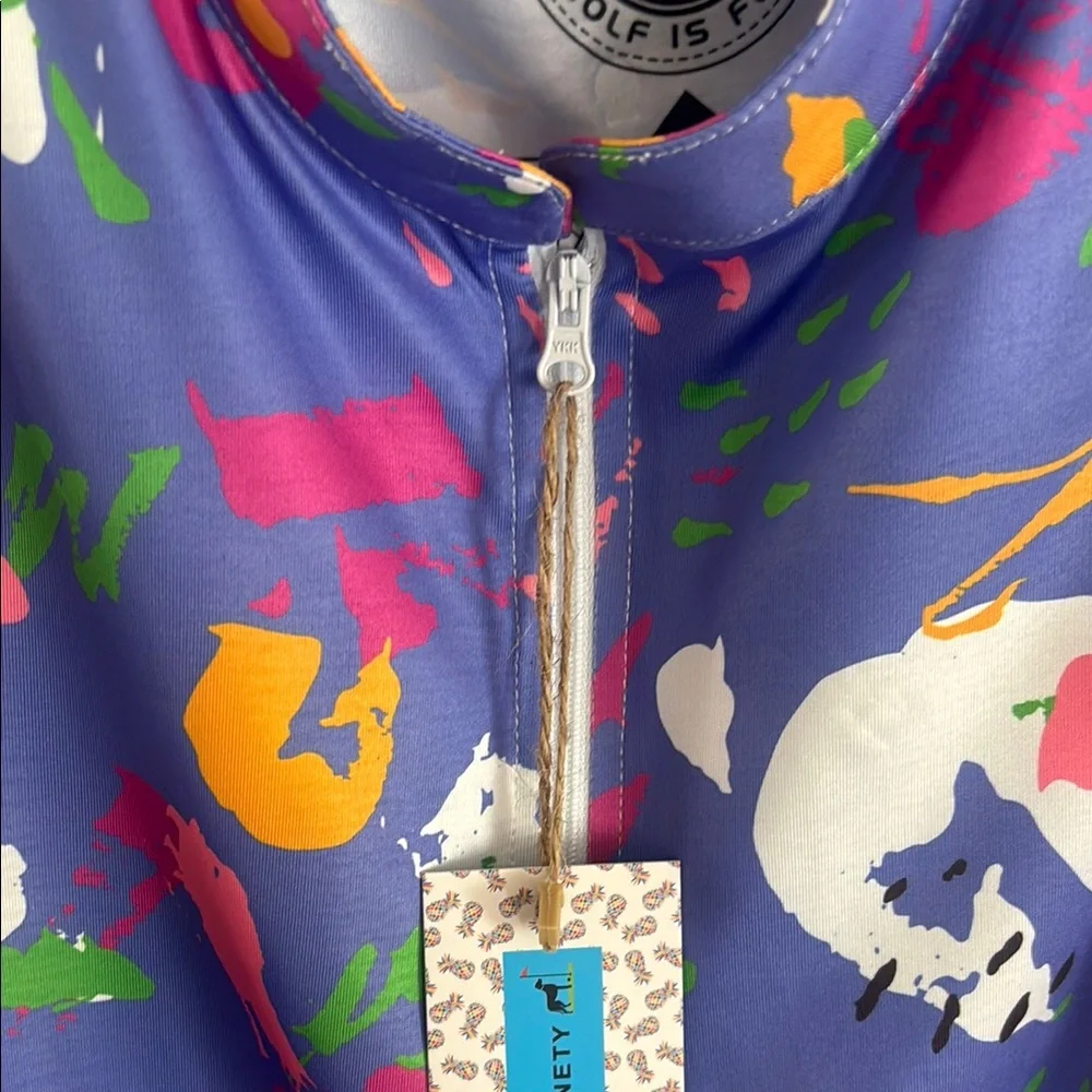 Proud 90 Colorful Abstract Print Sleeveless shirt - Picture 4 of 5